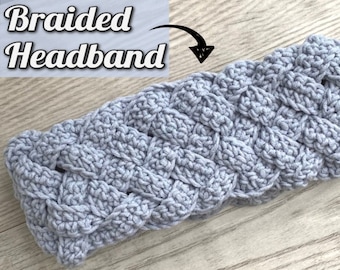 6- Strings Braided Headband | Crochet Headband Pattern