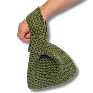 Crochet Bag Pattern The Knot Sack Japanese Knot Bag Crochet Pattern EASY Crochet Bag image 2