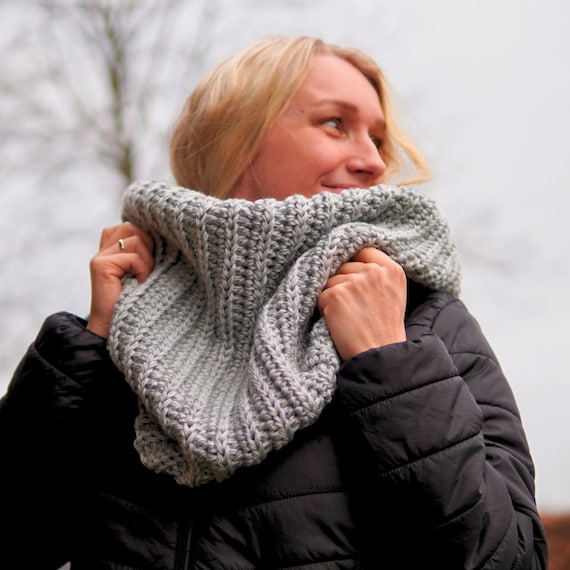 Crochet Snood Wrap Pattern: Easy Shawl Scarf (PDF Pattern) - Etsy