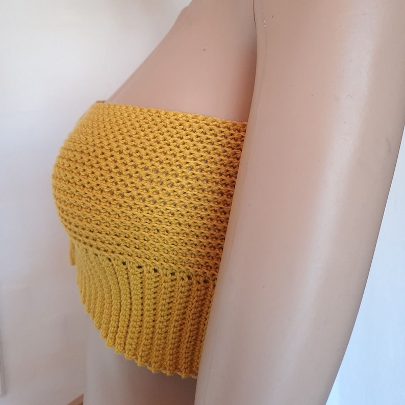 Crochet Tube Top Pattern EASY Crochet Crop Top in 4 Sizes. Etsy