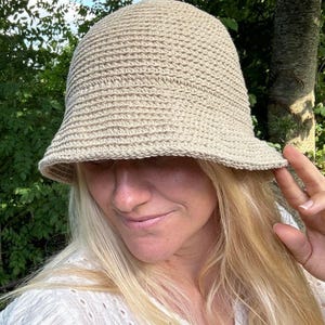 RETRO Bucket Hat Crochet Pattern - EASY Crochet Bucket Hat Pattern - Crochet Hat - Crochet Bucket Hat