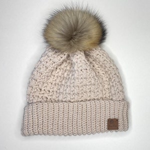 CROCHET PATTERN &quot;The HIMALAYA Hat&quot; - Easy Crochet Beanie Pattern - Crochet Digital Pattern - Easy Beanie Hat Crochet Pattern
