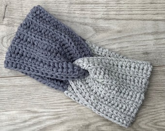 ワッフルステッチヘッドバンドかぎ針編み - Etsy 日本