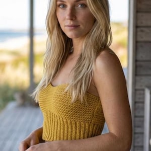 Easy Crochet Tube Top Pattern: Beginner Crop Top (XS-L)