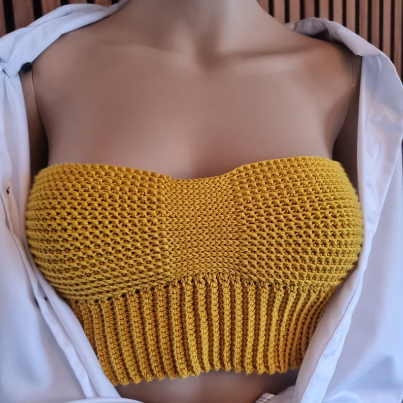 Crochet Tube Top Pattern EASY Crochet Crop Top in 4 Sizes. Etsy