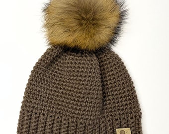 Hat Crochet Pattern - Beanie Crochet Pattern - Beanie Hat - Winter Hat - Easy crochet hat pattern - Ribbed Hat - Ribbed Beanie