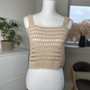 EASY Crochet Crop Top | MESH Top Crochet Pattern | Mesh Crop Top Pattern