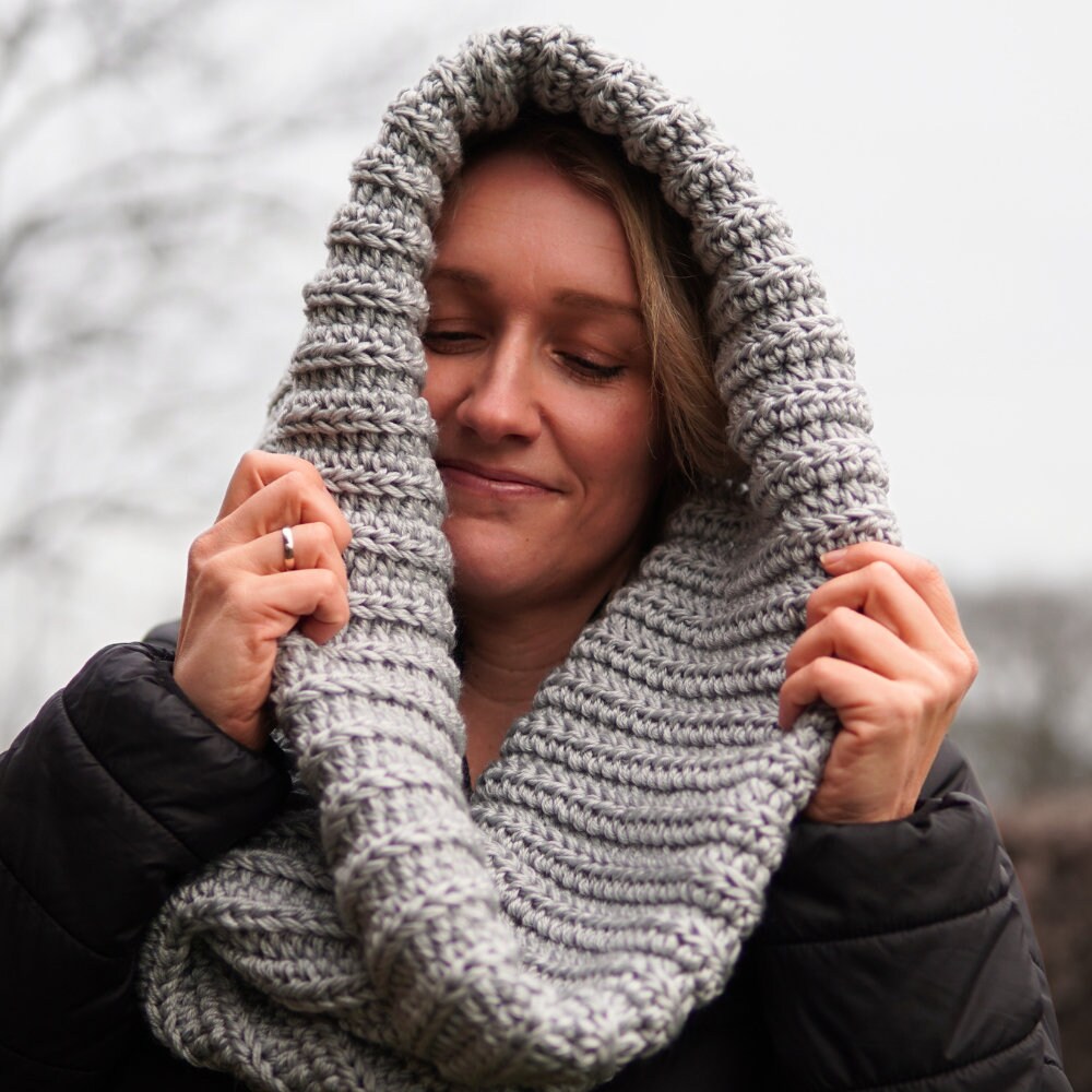 Crochet Snood Wrap Pattern: Easy Shawl Scarf (PDF Pattern) - Etsy