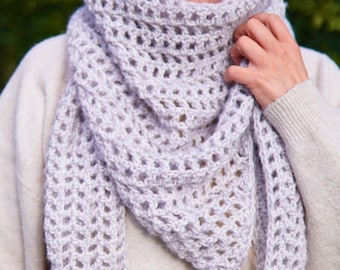 Patron de châle au crochet facile : PDF pour les débutants