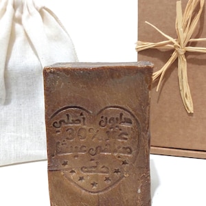 EXTRA 30 Aleppo Soap %30 Laurel Oil - 70 Virgin Olive Oil - 1 Pack 8 oz - Natural & Handmade - Fragrance-Free, High Quality FROM ALEPPO