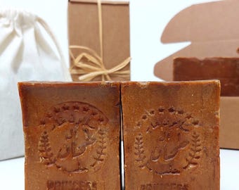 2 Pack 16 Oz - EXTRA 40 - Aleppo Soap %40 Laurel Oil - 60 Virgin Olive Oil - Natural & Handmade, Fragrance-Free, High Quality FROM ALEPPO