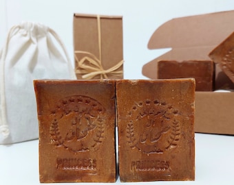 2 Pack 16 Oz - EXTRA 40 - Aleppo Soap %40 Laurel Oil - 60 Virgin Olive Oil - Natural & Handmade, Fragrance-Free, High Quality FROM ALEPPO