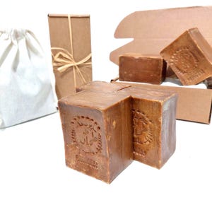 3er Pack 24 Unzen EXTRA 40 Aleppo Seife% 40 Lorbeeröl - 60 Natives Olivenöl - Natürlich & Handgemacht, Duftfrei, Hohe Qualität von ALEPPO