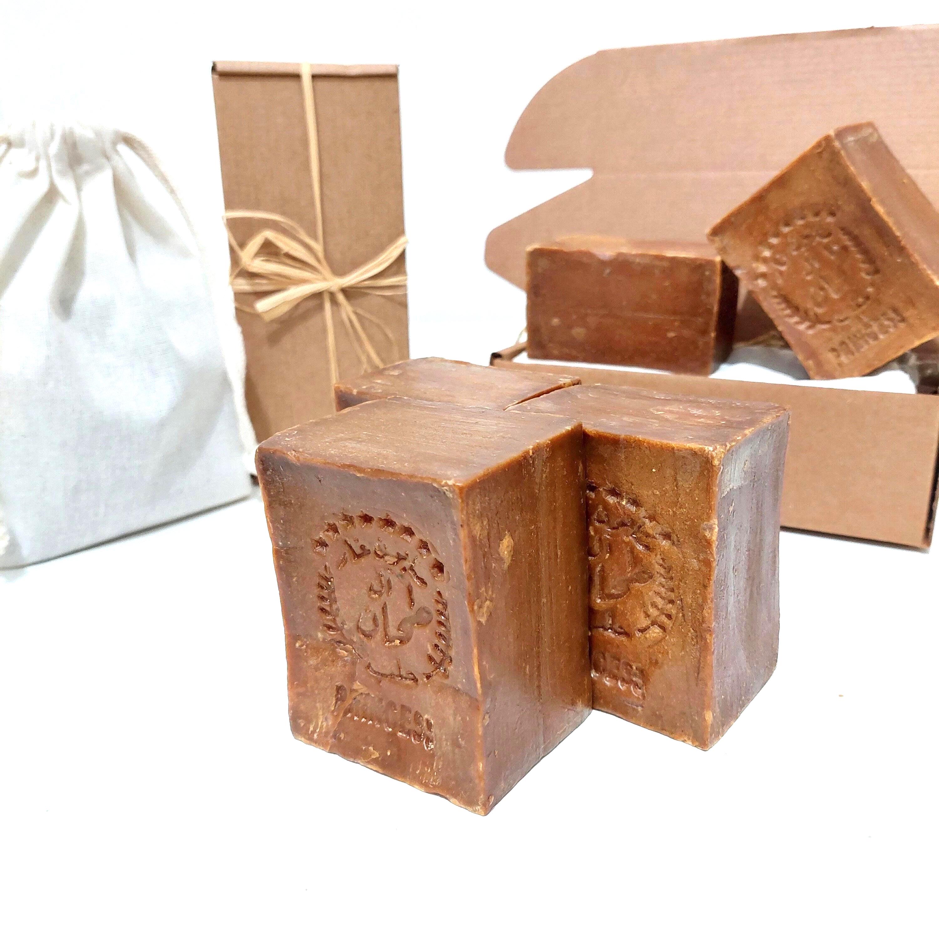 Opakowanie 3 sztuk 24 uncji EXTRA 40 Aleppo Soap %40 Laurel Oil - 60 Virgin Olive Oil - Naturalne i ręcznie robione, bezzapachowe, wysokiej jakości FROM ALEPPO