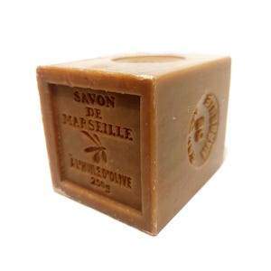 Authentic Marseille French Soap - 8.8 oz (250 gr) -High Quality Handcrafted with %100 Virgin Olive Oil - Fragrance-Free- Natural
