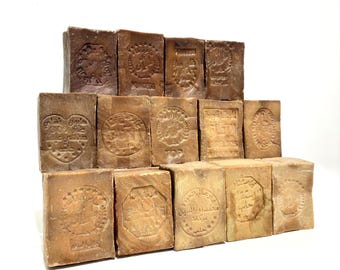 6 Pack 42 Oz  Aleppo Soap Bar Natural & Handmade, Fragrance-Free, High Quality FROM ALEPPO with 5 Different Options