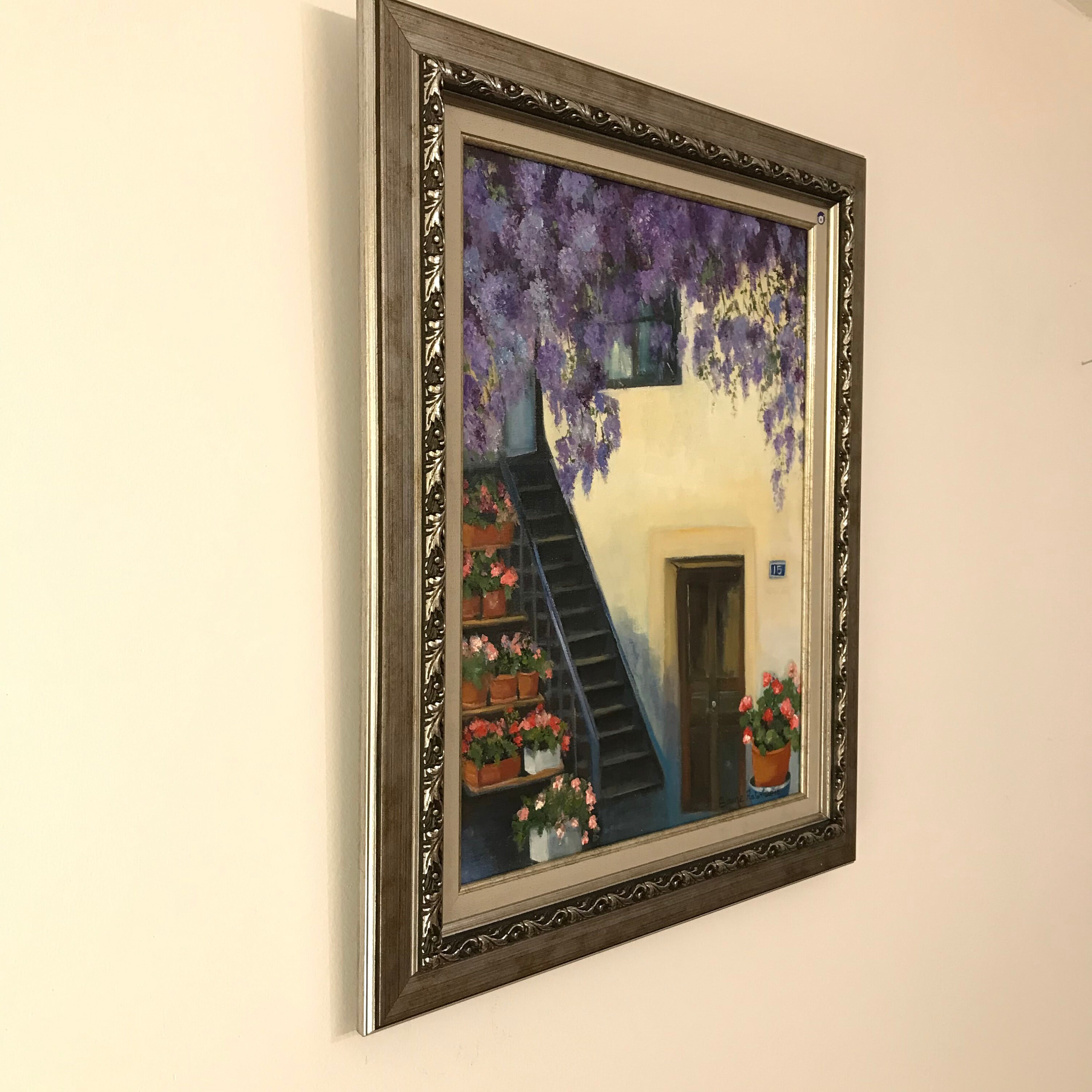 Framed Oil Painting On Canvas 100 Original Handmade Art Etsy