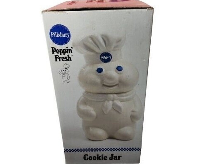 Pillsbury Doughboy Poppin' Fresh Vintage 1988 Collectible Cookie Jar W