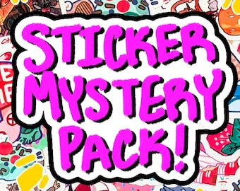 Waterproof Sticker Mystery Pack of 5/10/25/50/100