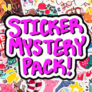 Waterproof Sticker Mystery Pack of 5/10/25/50/100