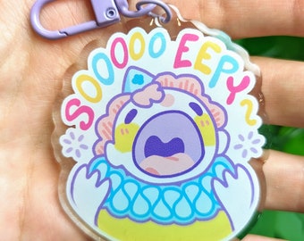 Eepy Clown Acrylic Keychain!