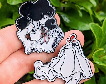 Split Girl Enamel Pin Set! 2.5in