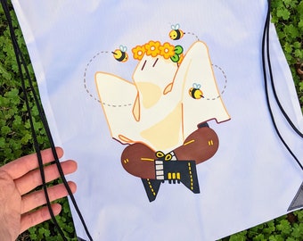 Bee Ghost Drawstring Bag!
