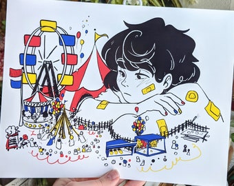 Circus Daydream 8.5x11 Glossy Print!