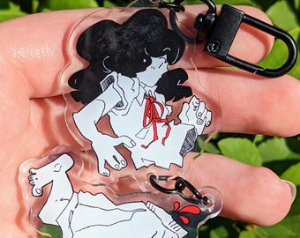 Split Girl Linked Keychain!