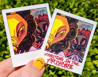 Polaroid Gas Mask Girls Waterproof Sticker!