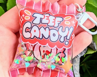 Puffy Teef Candy Keychain!