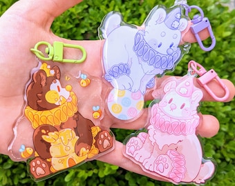 Clown Bear Keychains!