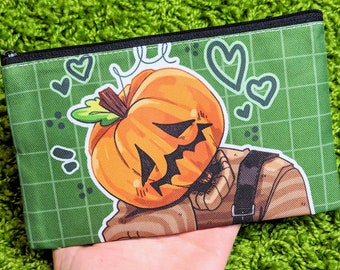 Autumn Pumpkin Head Pencil Pouch!