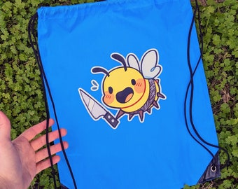 Knife Bee Drawstring Bag!