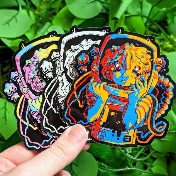 Space Girl V2 Waterproof Stickers!