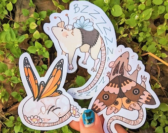 Rat Bug Waterproof Sticker Set!