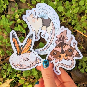 Rat Bug Waterproof Sticker Set!