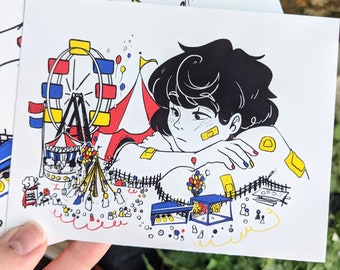 Circus Daydream 4x6 Glossy Mini Print!