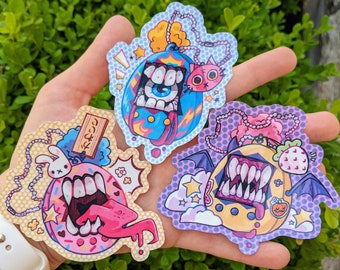 Harajuku Virtual Pet Waterproof Sticker Set!
