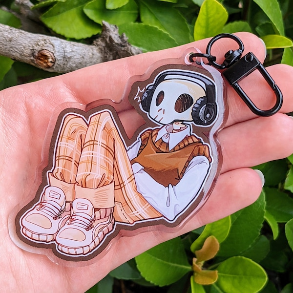 Aesthetic Skeleton Keychain!