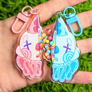 Gumball Clown Matching Acrylic Keychains!