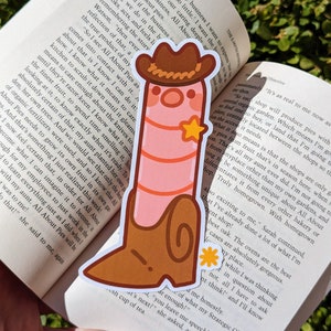 Cowboy Boot Worm Bookmark!