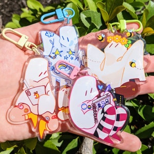 Cute Ghost Keychain Set!