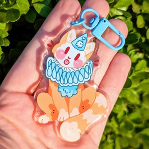 Cat Clown Keychain!