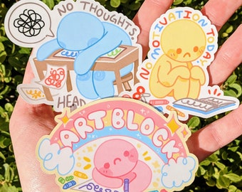 Art Block Waterproof Stickers!