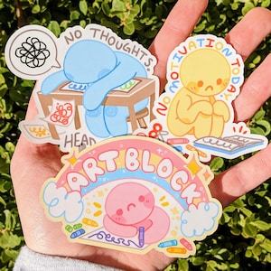 Art Block Waterproof Stickers!