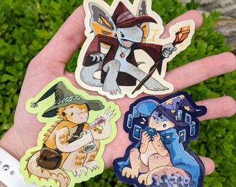 Lizard Wizard Waterproof Sticker Set!