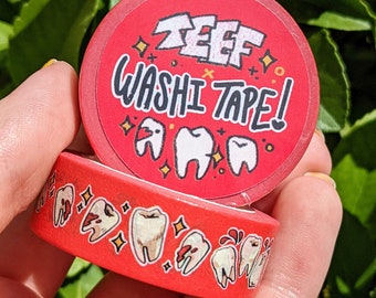 ¡Cinta washi con dientes!