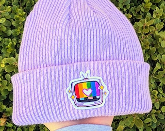 Rainbow TV Beanie!