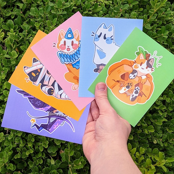 Halloween Kittens 4x6 Glossy Mini Prints!